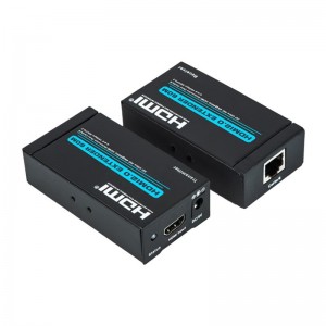 V2.0 HDMI extender 60 m Over enkelt cat5e \/ 6 kabel understøtter Ultra HD 4Kx2K @ 60Hz HDCP2.2
