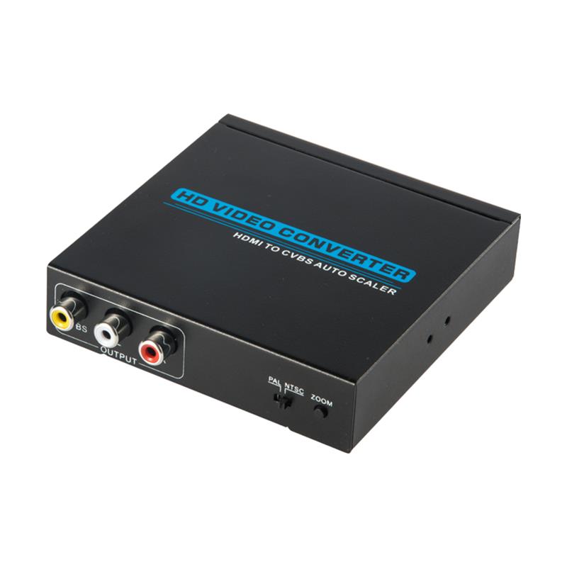 Høj kvalitet HDMI til AV \/ CVBS konverter Auto Scaler 1080P
