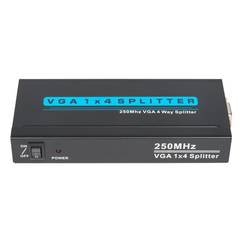 20MHz 4 Way VGA 1x4 Splitter Support 1080P